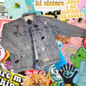 Vintage style “Insulated” Jean Jacket Size L